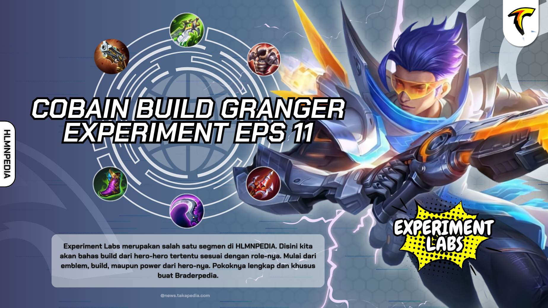 Build Granger Goldlaner dan Jungler - Experiment Labs Episode 11
